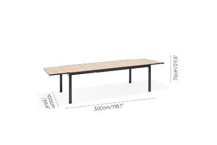 Panama Dark 9 Piece Extending Dining Set